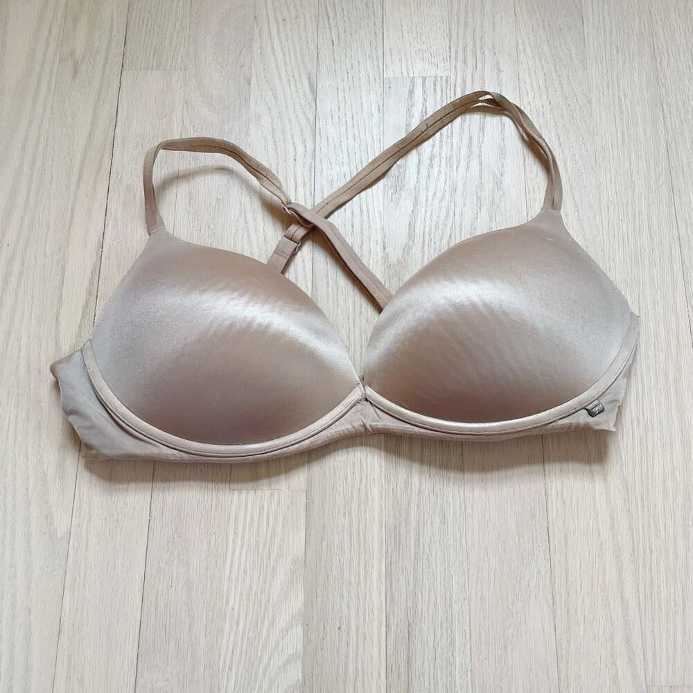BUY 1 GET 1 FREE 38d very sexy lightly lined plunge tan bra Victoria’s Secret